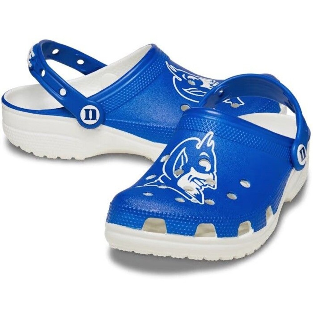 Duke University Blue‎ Devils Crocs Classic Clogs For Men and Women Size M8/W10